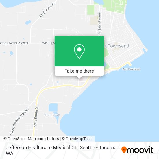 Mapa de Jefferson Healthcare Medical Ctr