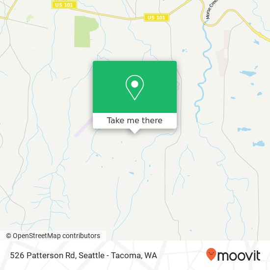 Mapa de 526 Patterson Rd, Port Angeles, WA 98362