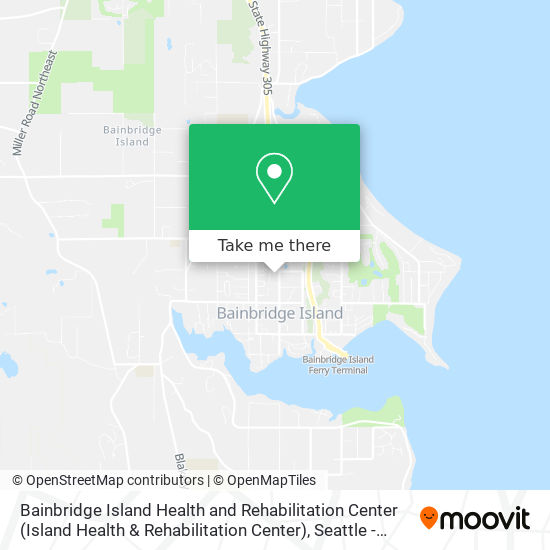 Bainbridge Island Health and Rehabilitation Center (Island Health & Rehabilitation Center) map