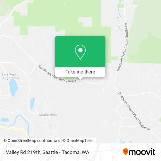 Valley Rd 219th map