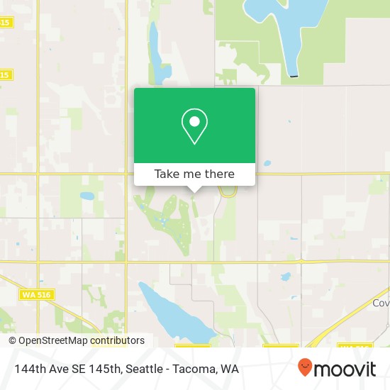 144th Ave SE 145th, Kent, WA 98042 map