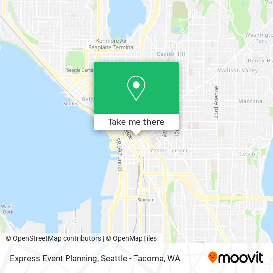 Mapa de Express Event Planning