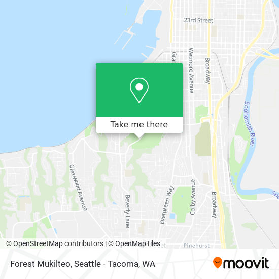 Forest Mukilteo map