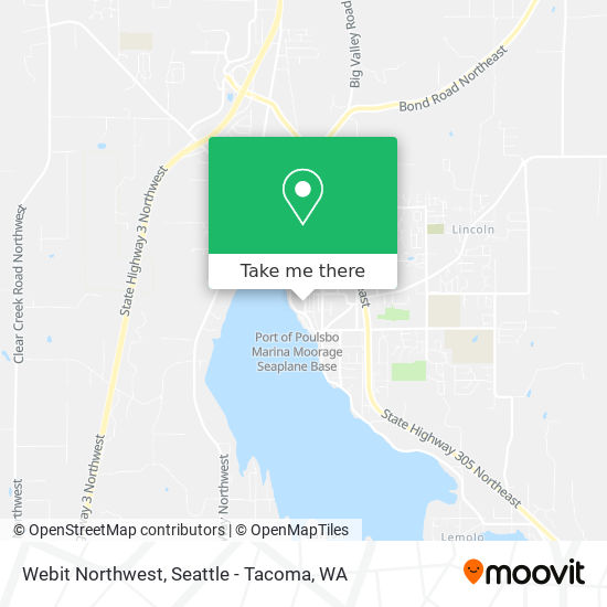 Webit Northwest map