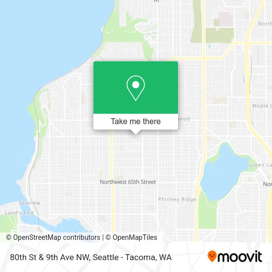 80th St & 9th Ave NW map