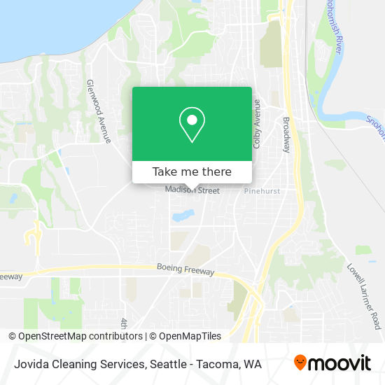 Mapa de Jovida Cleaning Services