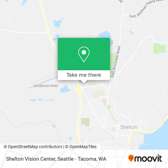 Shelton Vision Center map