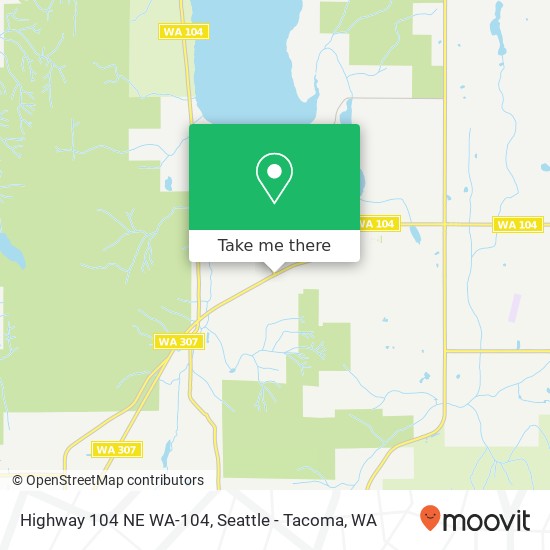 Highway 104 NE WA-104, Kingston, WA 98346 map