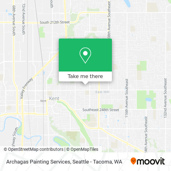 Archagas Painting Services map