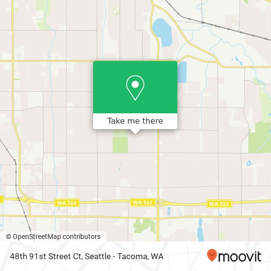 Mapa de 48th 91st Street Ct, Tacoma, WA 98446