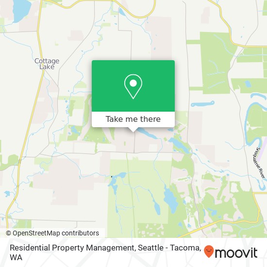 Mapa de Residential Property Management, 13833 218th Ave NE
