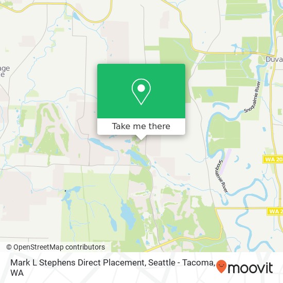 Mapa de Mark L Stephens Direct Placement, 23158 NE Devon Way