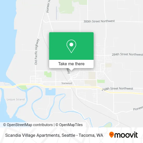 Scandia Village Apartments map
