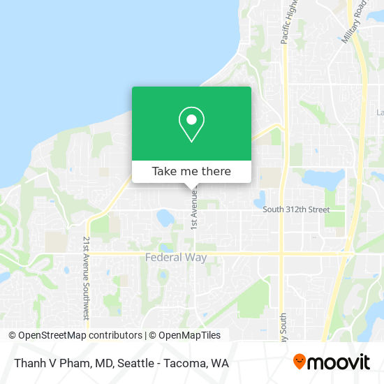 Thanh V Pham, MD map