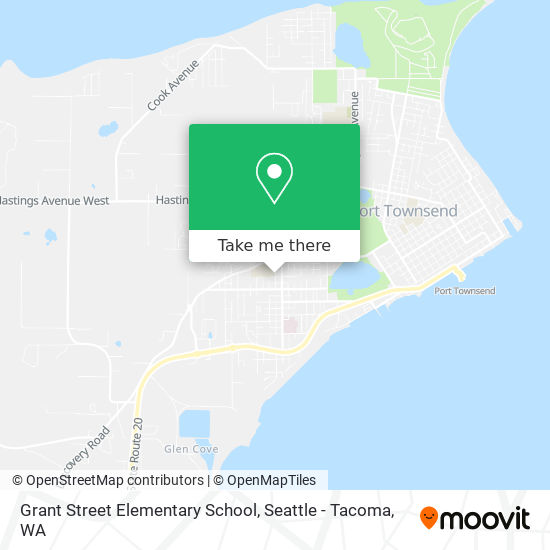 Grant Street Elementary School map