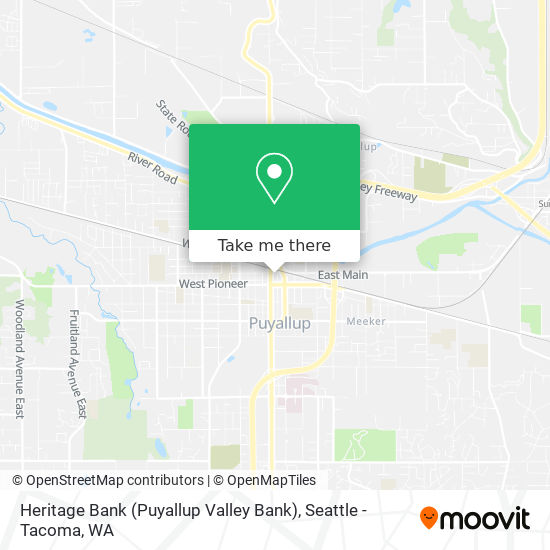 Heritage Bank (Puyallup Valley Bank) map