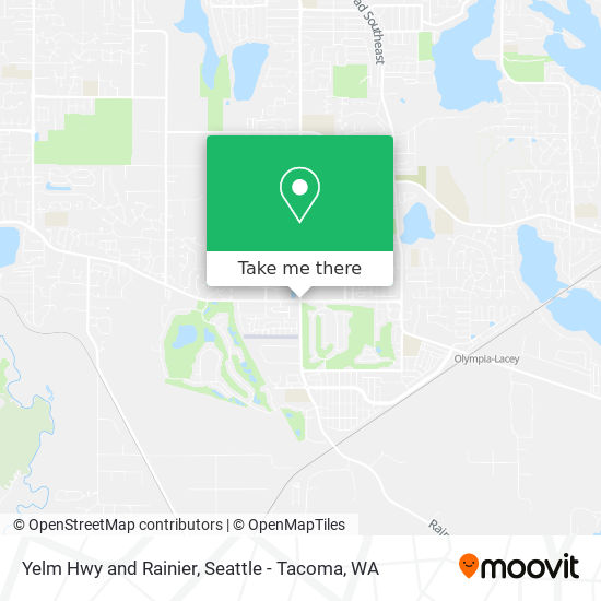 Yelm Hwy and Rainier map