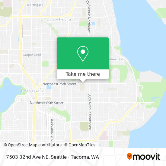 Mapa de 7503 32nd Ave NE