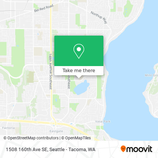 Mapa de 1508 160th Ave SE