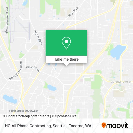 Mapa de HQ All Phase Contracting