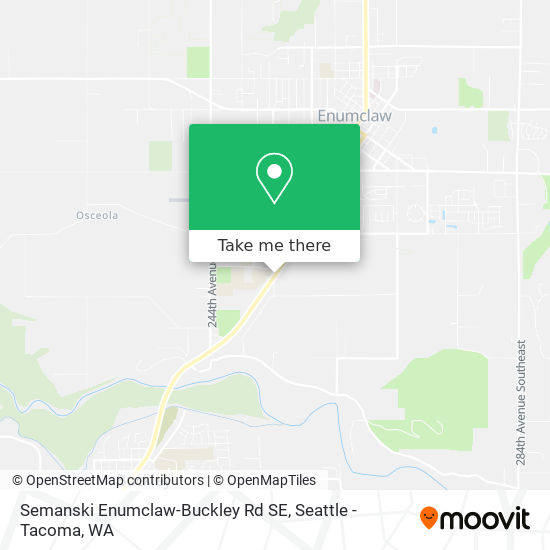 Semanski Enumclaw-Buckley Rd SE map