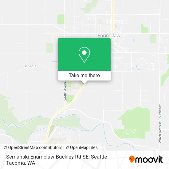 Semanski Enumclaw-Buckley Rd SE map