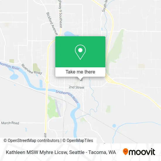 Mapa de Kathleen MSW Myhre Licsw