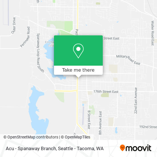 Acu - Spanaway Branch map