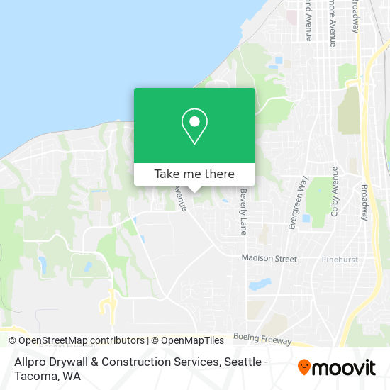 Mapa de Allpro Drywall & Construction Services