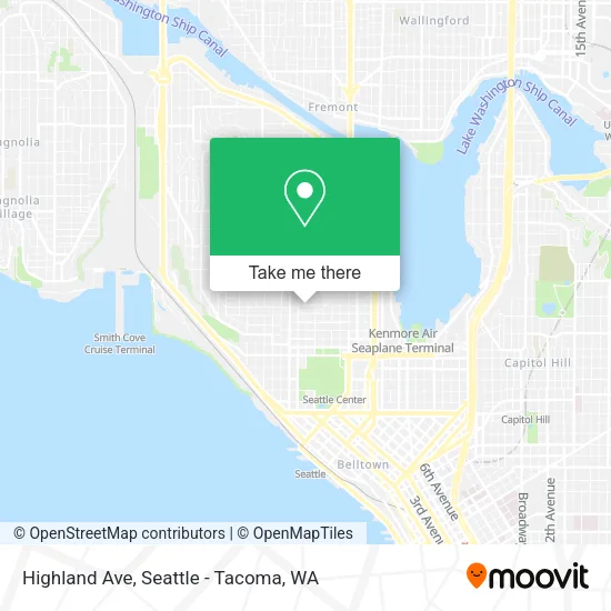 Mapa de Highland Ave