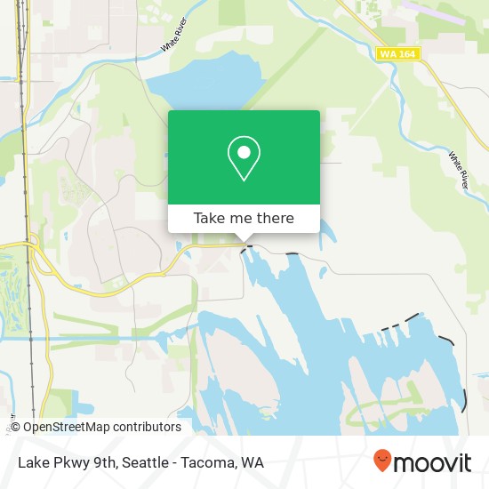 Mapa de Lake Pkwy 9th, Auburn, WA 98092
