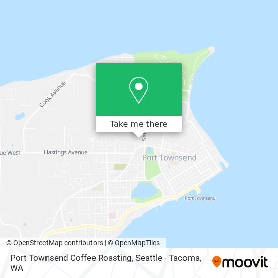 Mapa de Port Townsend Coffee Roasting