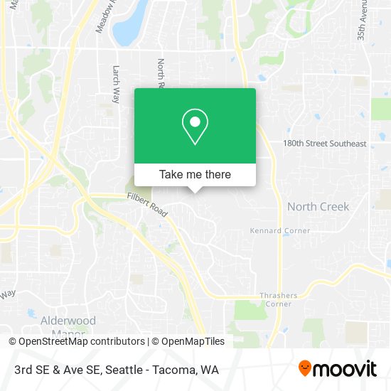 3rd SE & Ave SE, Bothell, WA 98012 map