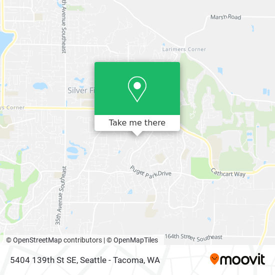 Mapa de 5404 139th St SE