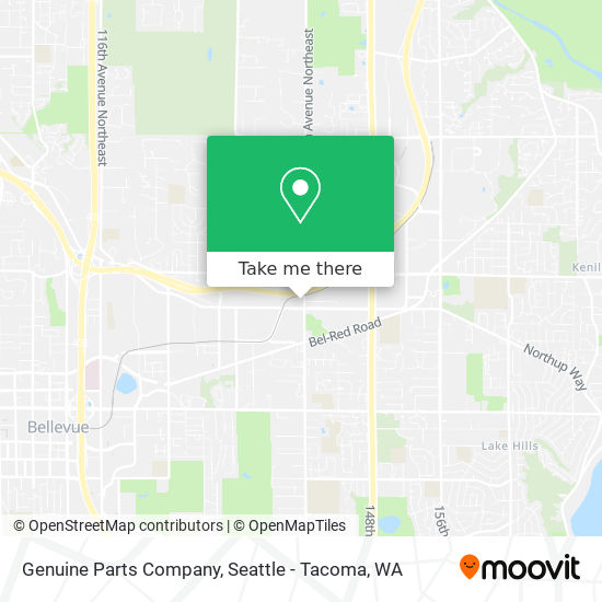 Genuine Parts Company map