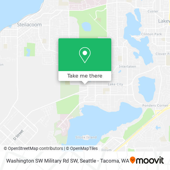 Mapa de Washington SW Military Rd SW