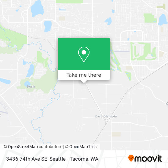 Mapa de 3436 74th Ave SE