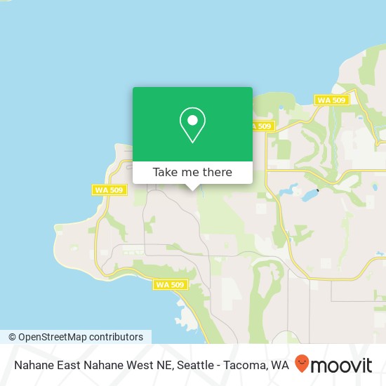 Mapa de Nahane East Nahane West NE, Tacoma, WA 98422