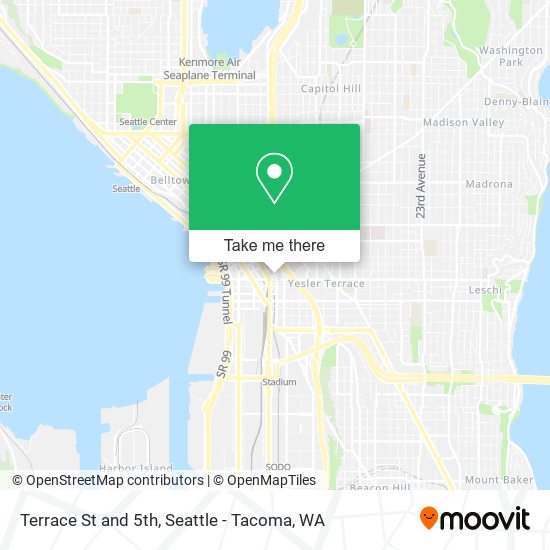 Mapa de Terrace St and 5th