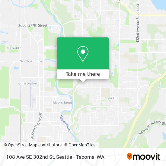 Mapa de 108 Ave SE 302nd St