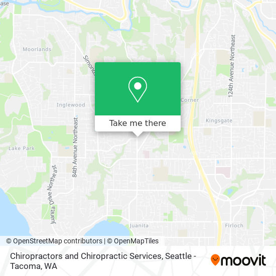 Chiropractors and Chiropractic Services map