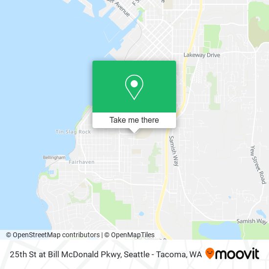 Mapa de 25th St at Bill McDonald Pkwy