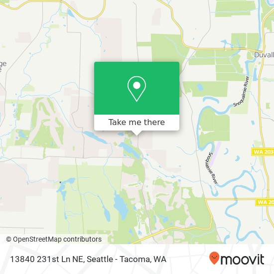 Mapa de 13840 231st Ln NE, Redmond, WA 98053