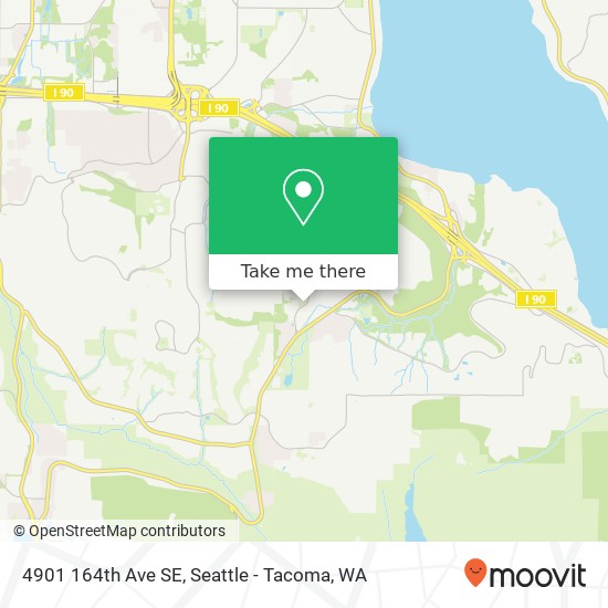 Mapa de 4901 164th Ave SE, Bellevue, WA 98006