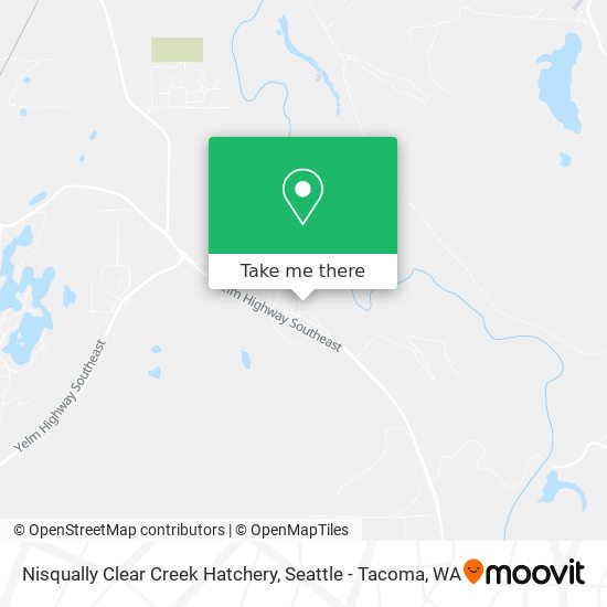 Nisqually Clear Creek Hatchery map