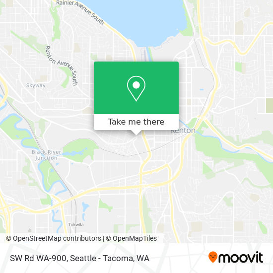 SW Rd WA-900 map