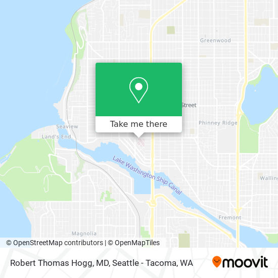 Mapa de Robert Thomas Hogg, MD