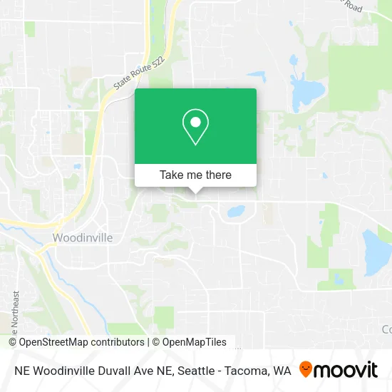 NE Woodinville Duvall Ave NE map