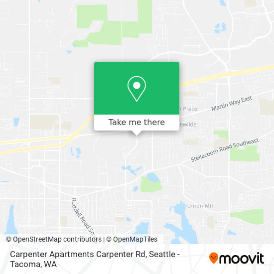 Mapa de Carpenter Apartments Carpenter Rd