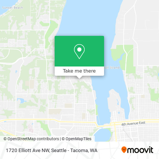 Mapa de 1720 Elliott Ave NW